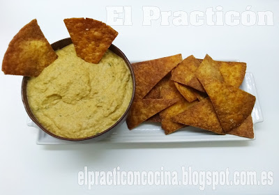 Paté de Berenjena con Totopos