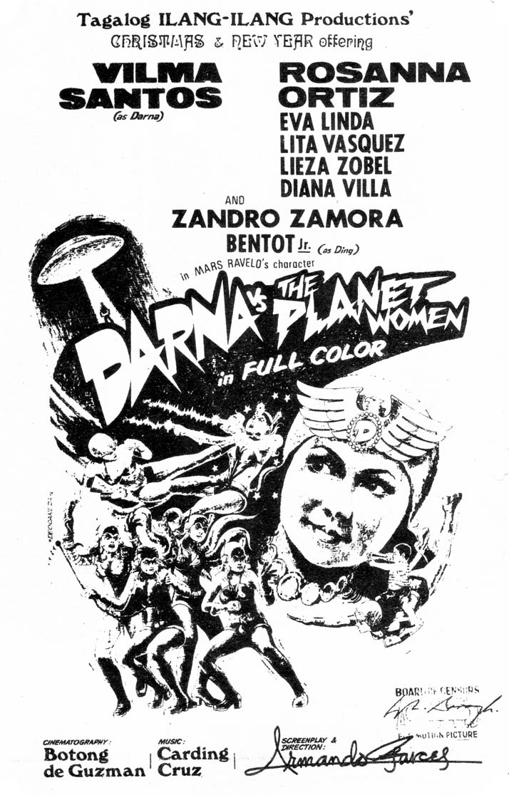 Dead Man's Brain: Darna vs. the Planet Women (1975)
