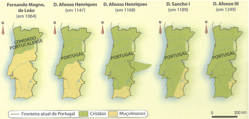 Da reconquista cristã à formação de Portugal - Quizizz