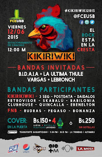 kikiriwiki usb 2015 bandas festival rock