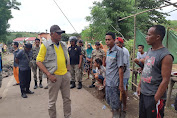 Wabup Dahlan Kunjungi Desa Terdampak Banjir Di sanggar, Berikut Kerusakanya 