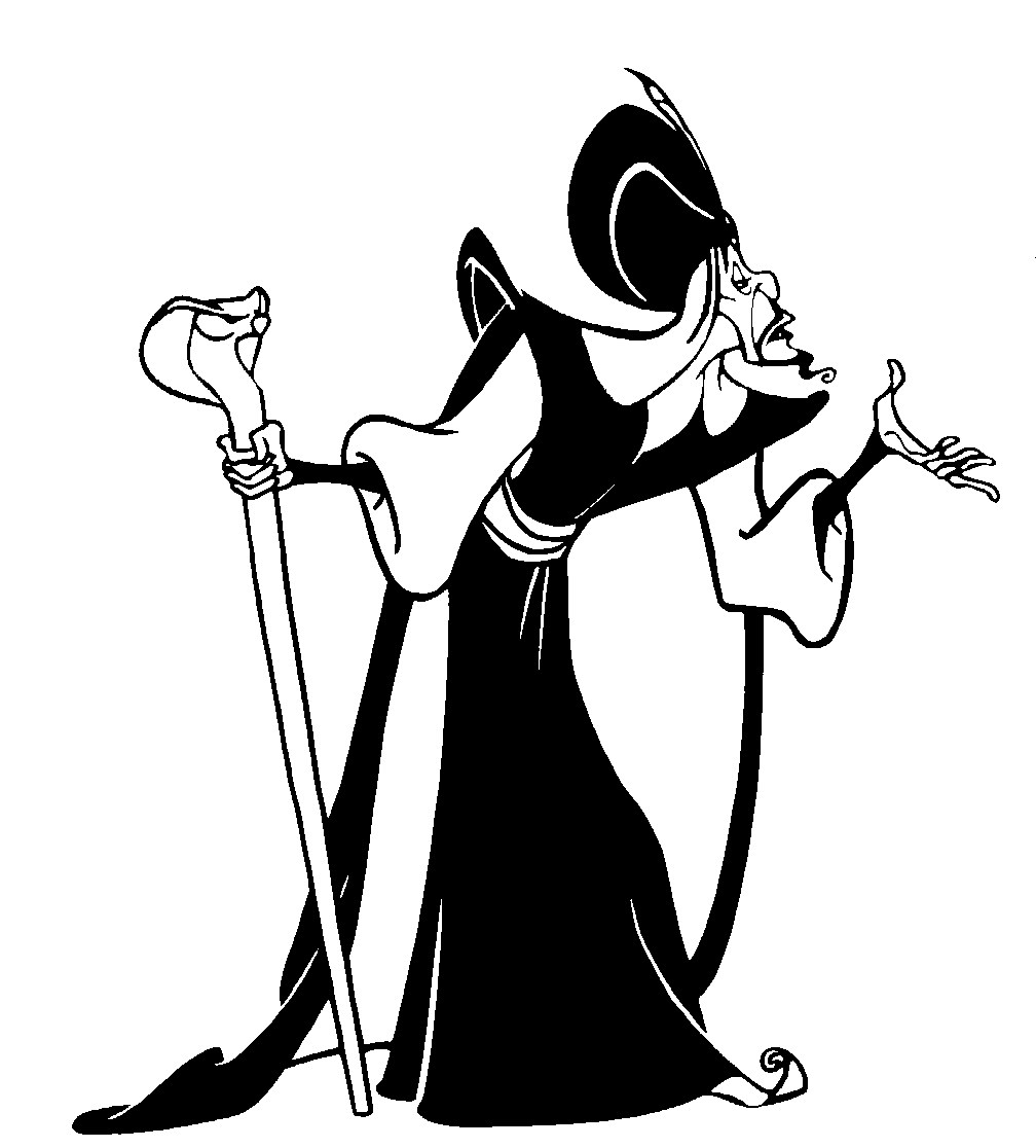 Jafar Coloring Pages Jafar And Iago Coloring Pages Coloring Pages