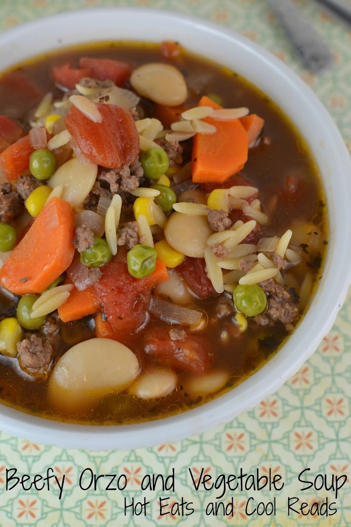 Beefy Orzo and Vegetable Soup