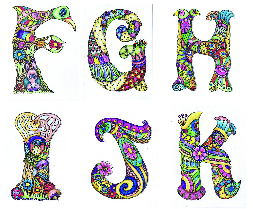 Буквицы русского алфавита в картинках красивые