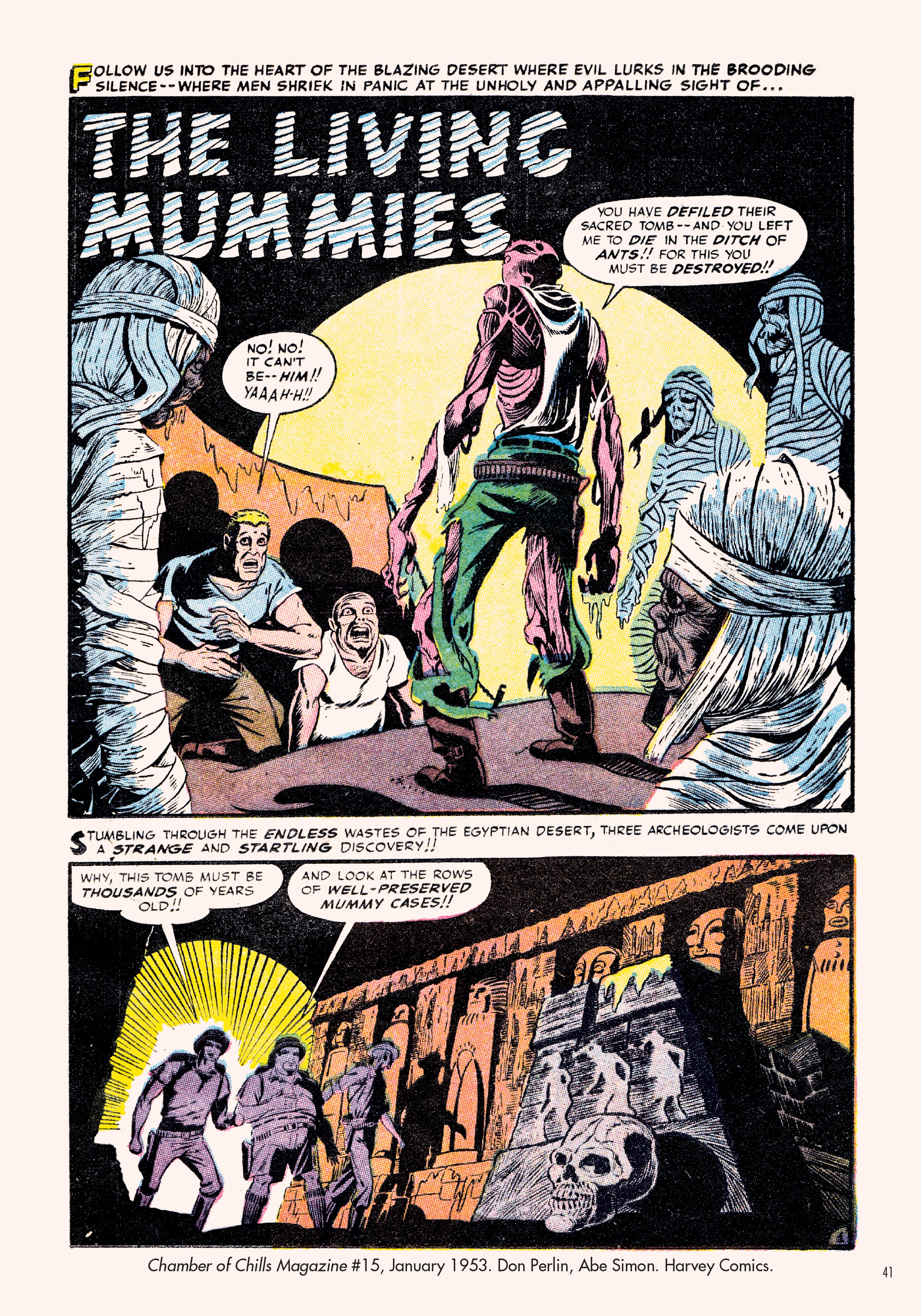 Read online Classic Monsters of Pre-Code Horror Comics: Mummies comic -  Issue # TPB - 41
