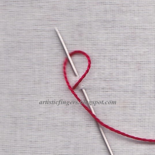 artisticfingers Stitch tutorial Single knotted cable chain stitch