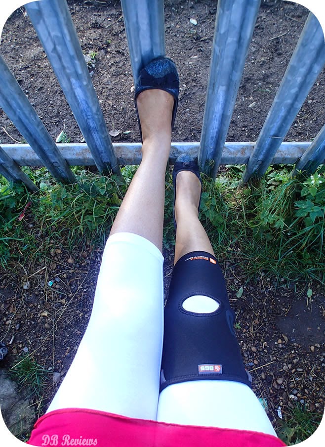 The Shock Doctor Knee Compression Sleeve With Open Patella Stabilizer