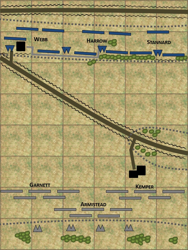 Jay's Wargaming Madness ACW Scenario Pickett's Charge