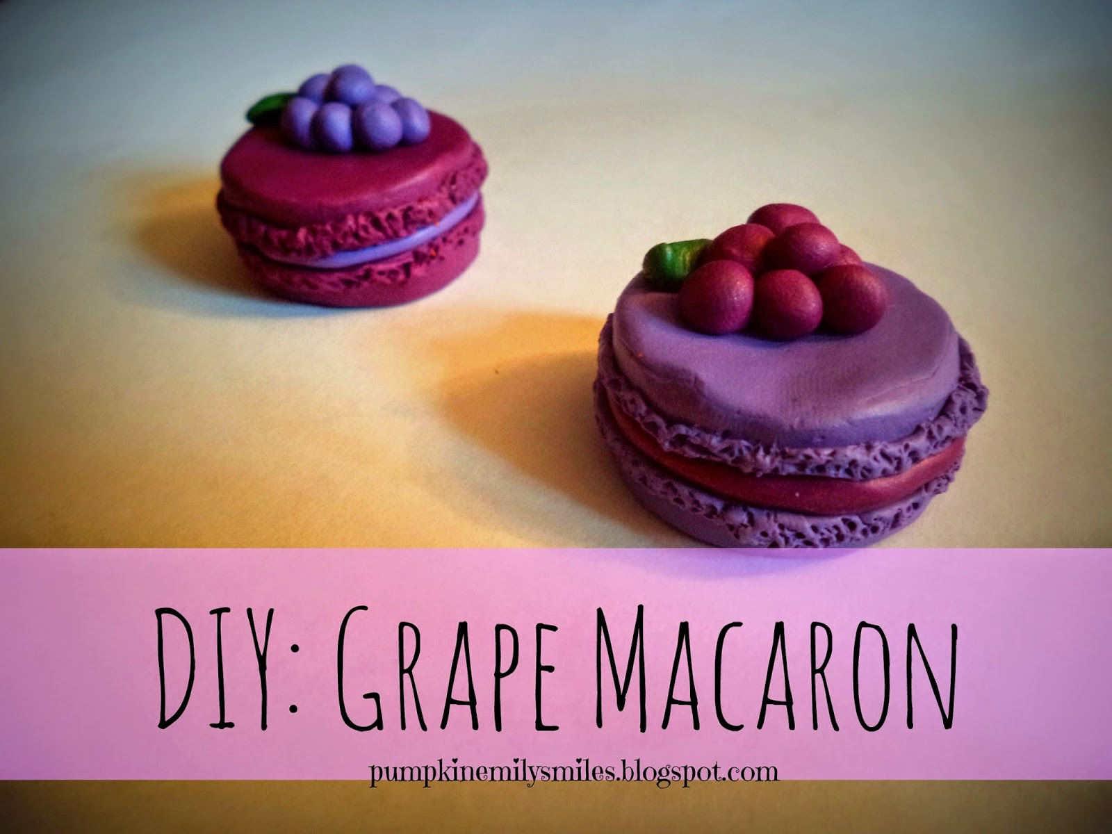 DIY: Grape Macaron