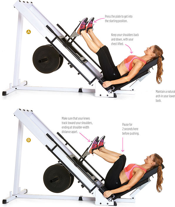 women's health women's health LEG PRESS