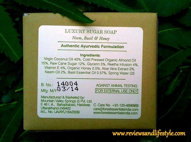 Honest Reviews And Lifestyle Tips Forest Essentials Neem Basil And Honey Luxury Sugar Soap Review 382,742 likes · 2,373 talking about this · 322 were here.