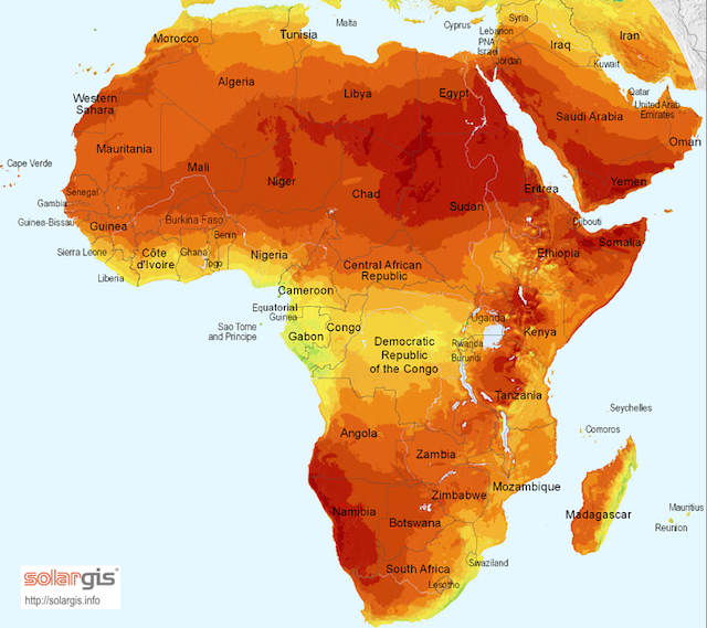 Solar Potential in Africa