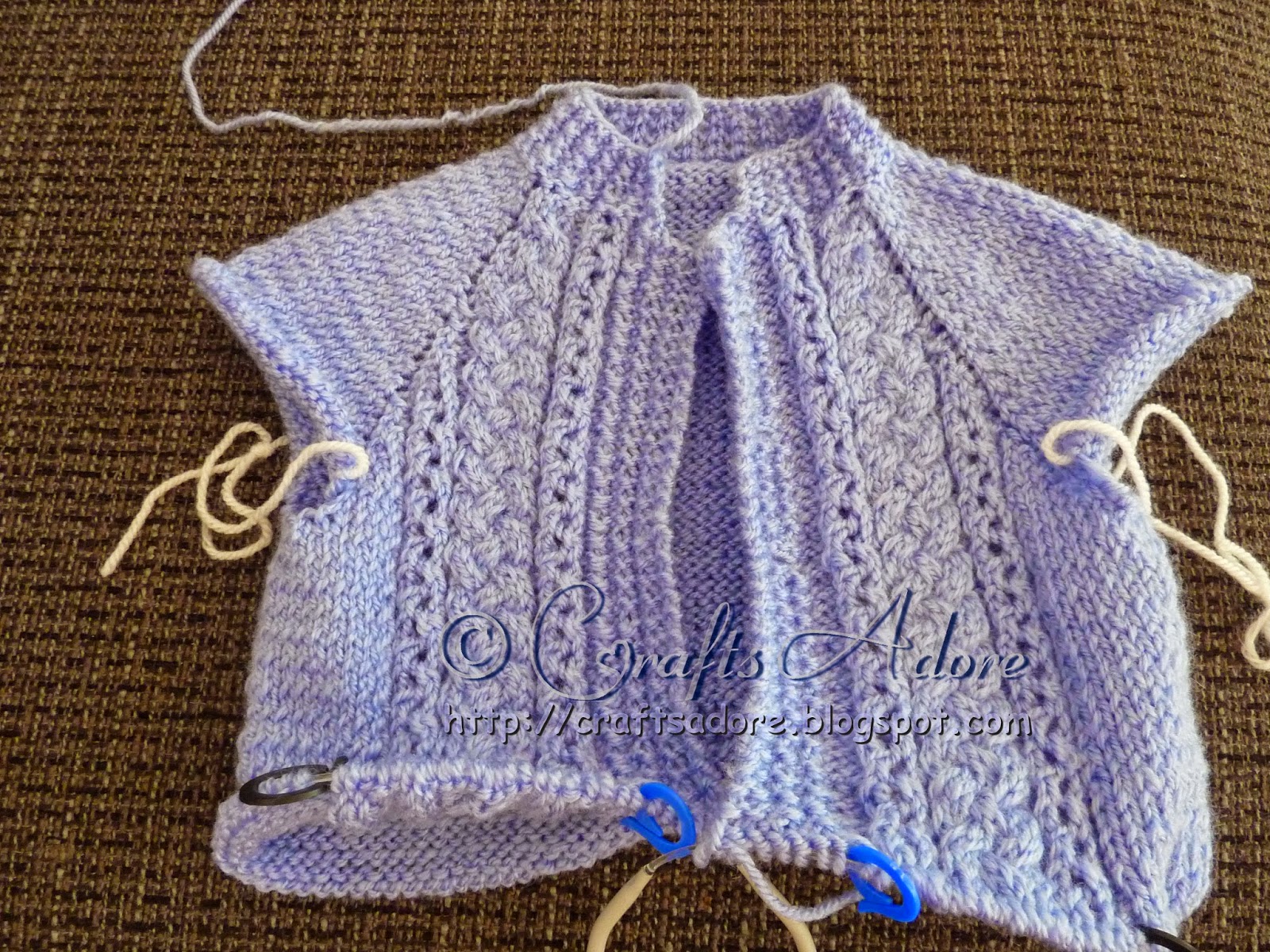 CraftsAdore: "Handsome Cables" Knitted Baby Boy Cardigan ...