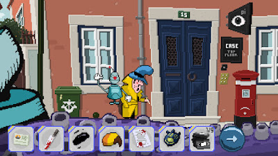 Detective Case And Clown Bot In Murder In The Hotel Lisbon Game Screenshot 5