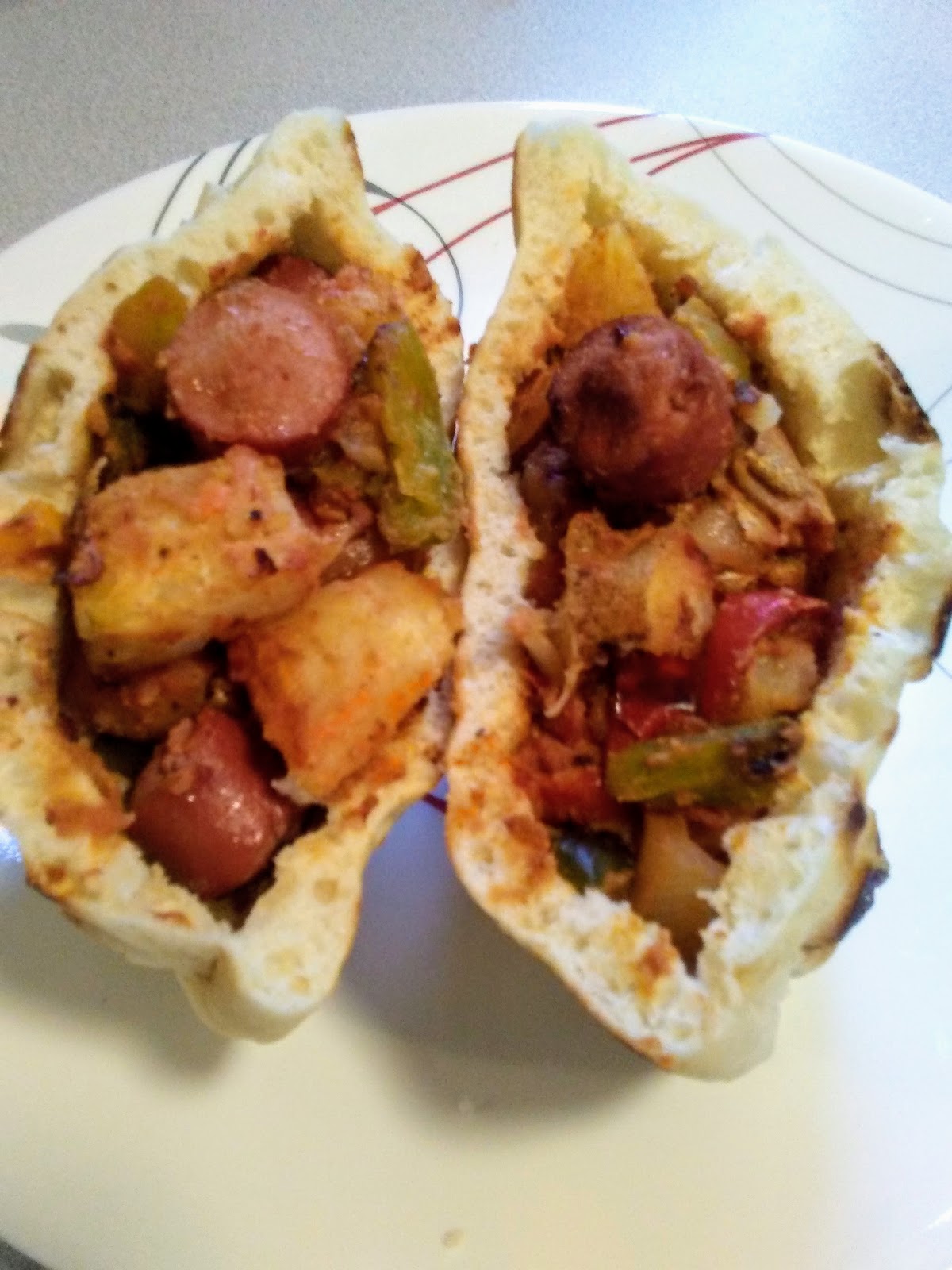 Pizza, Adventures and Mike! Apple BoliItalian Hot DogTurkey Sausage