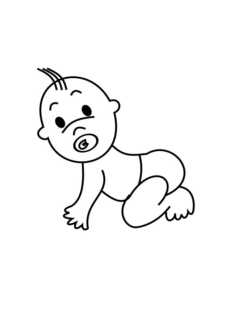 baby coloring pages - photo #14