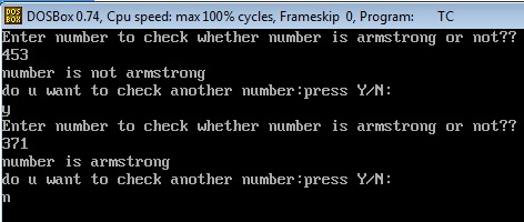 WAP to check whether given number is Armstrong number or not? - Sant ...
