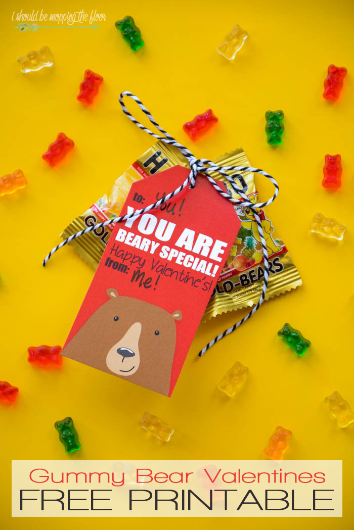 Free Printable Beary Special Valentines