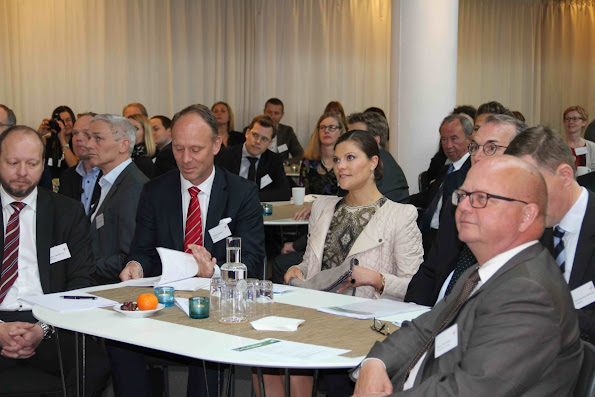 Crown Princess Victoria attended the Recycling Day conference Swedish Recycling Industries