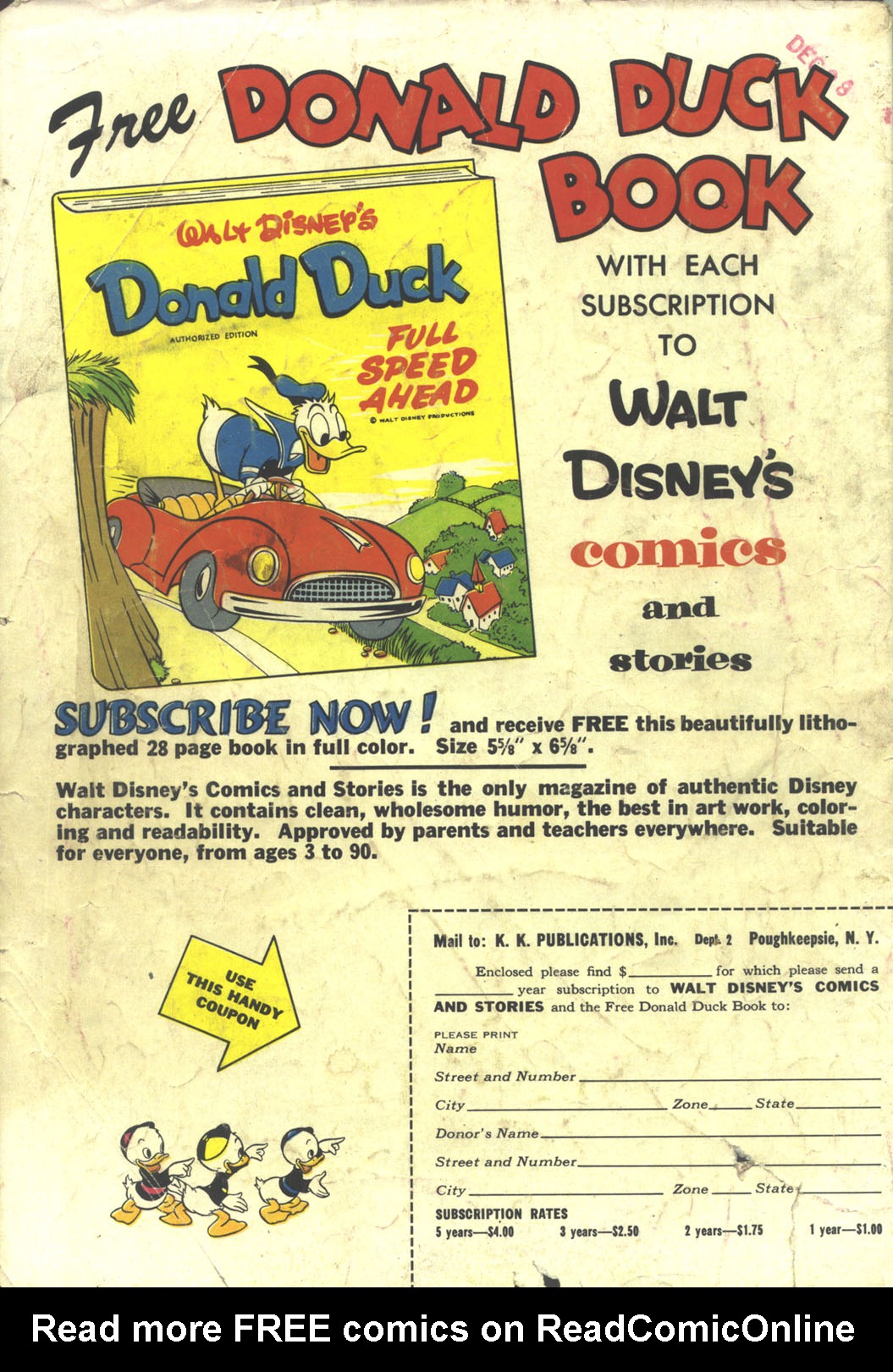 Read online Walt Disney's Comics and Stories comic -  Issue #173 - 36