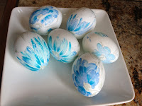 egg dying, silk dye, Easter