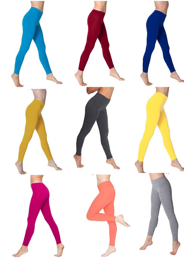 Leggins lisos en diversos colores