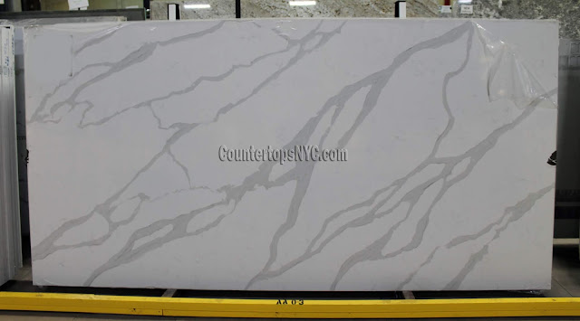 Calacatta Luccia Quartz Slab Countertops NYC