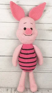 PATRON GRATIS PIGLET | WINNIE THE POOH AMIGURUMI 38075