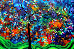 abstract glass paintings painting modern colorful landscape sky imagination effects painted canvas paint nature artwork artist artists watercolor simple drawing