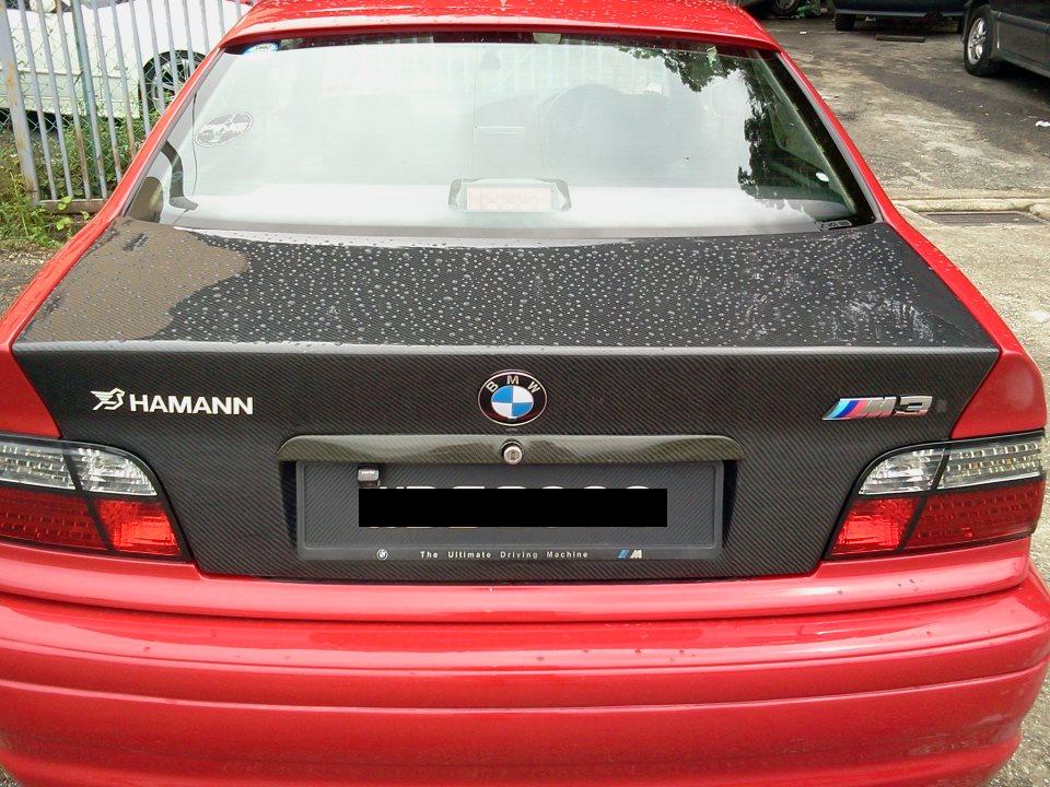 Bimmers Garage Trading BMW E36 Rear Carbon Trunk Only For Coupe