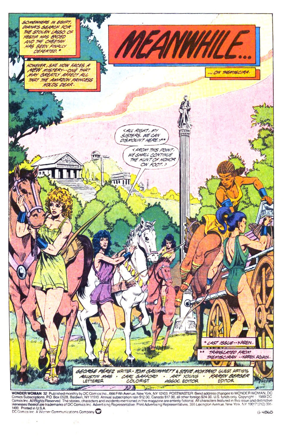 Wonder Woman (1987) 32 Page 1