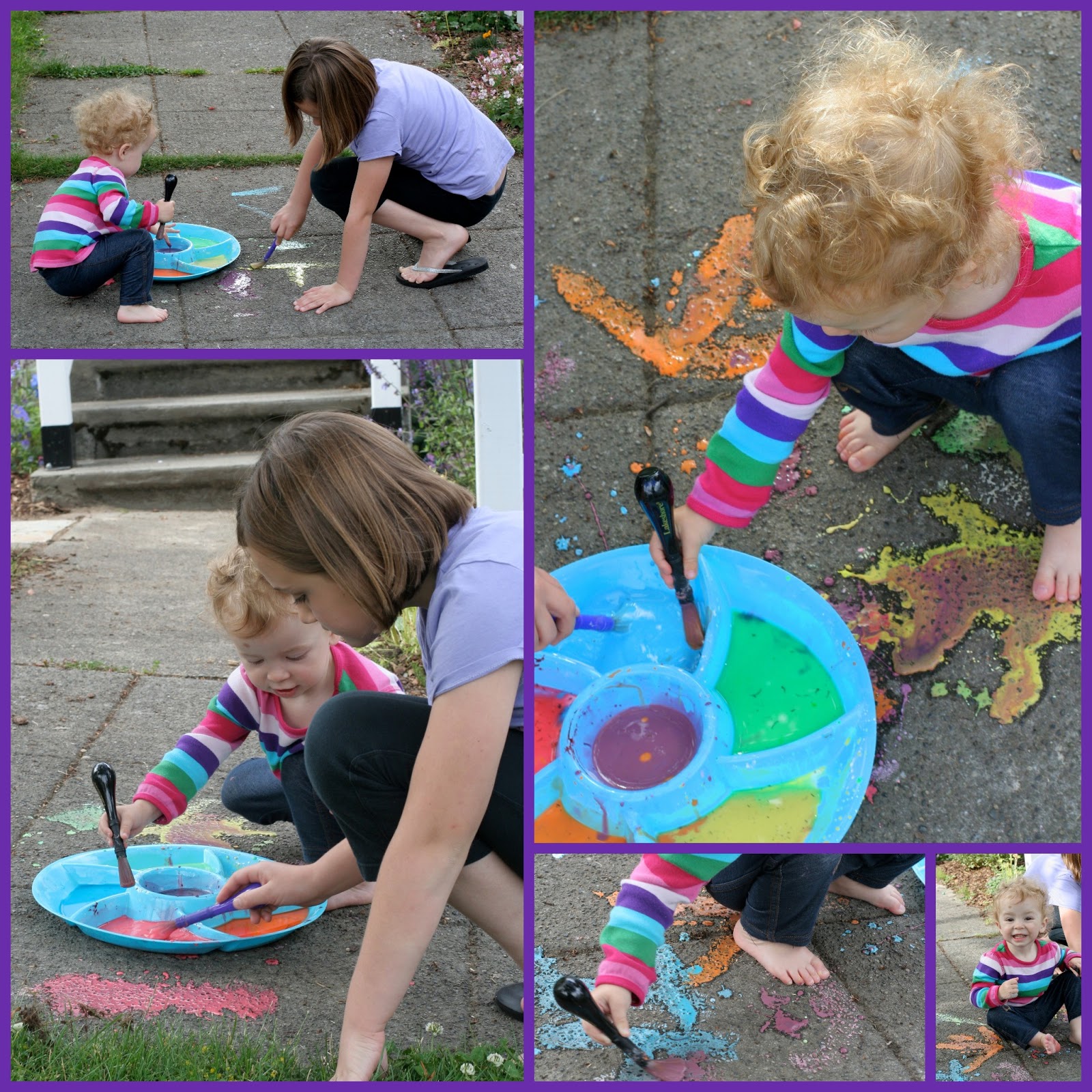 Scented Edible Sidewalk Chalk Paint