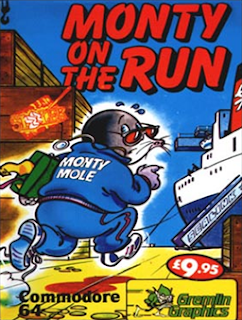 Carátula del videojuego para Commodore 64 : Monty On the Run (Gremlin Graphics, 1985)
