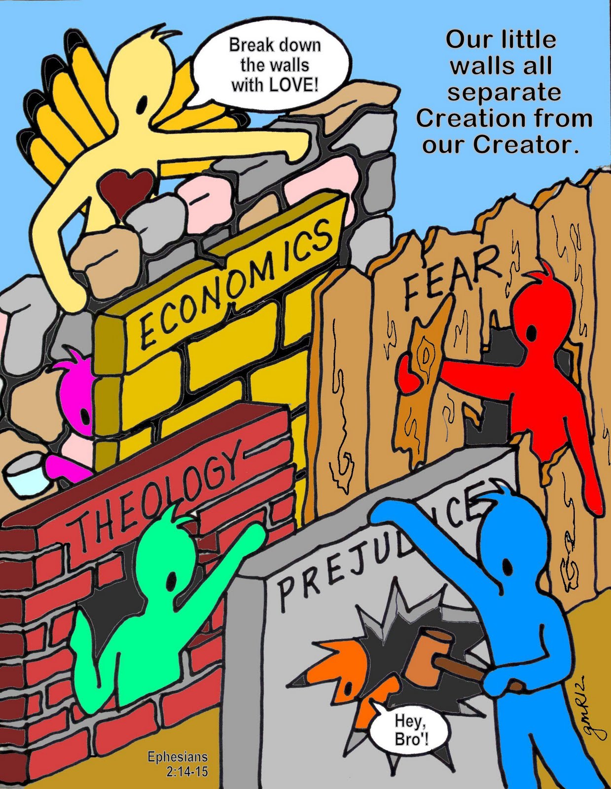 Scribbles, Scriptures, and the Spirit July 2012