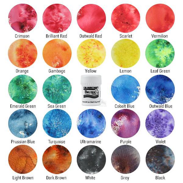 How Cool Is That?! Brusho Exploding Watercolor Crystals