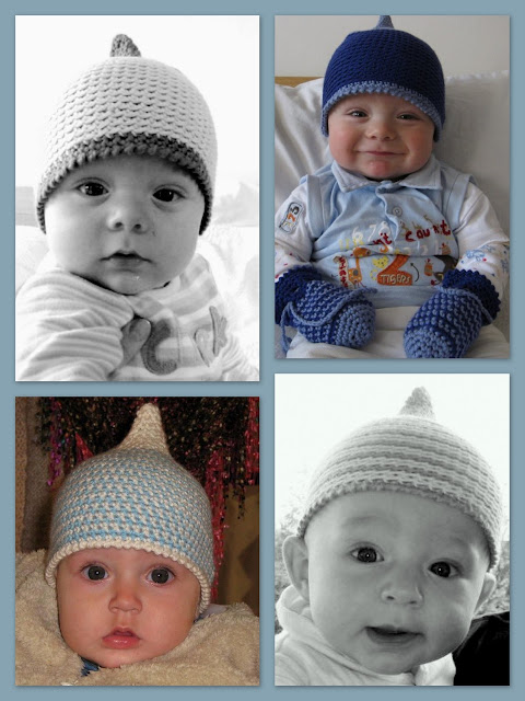 crochet patterns, how to crochet, pixie, elf, baby hats, newborn,