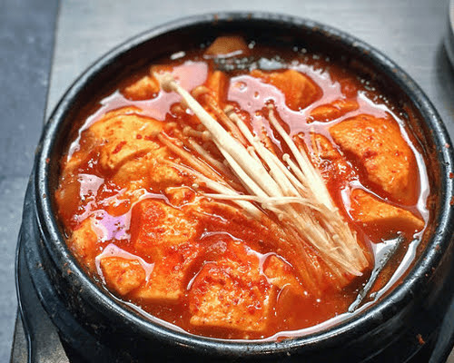 Tofu and Shrimp Soup