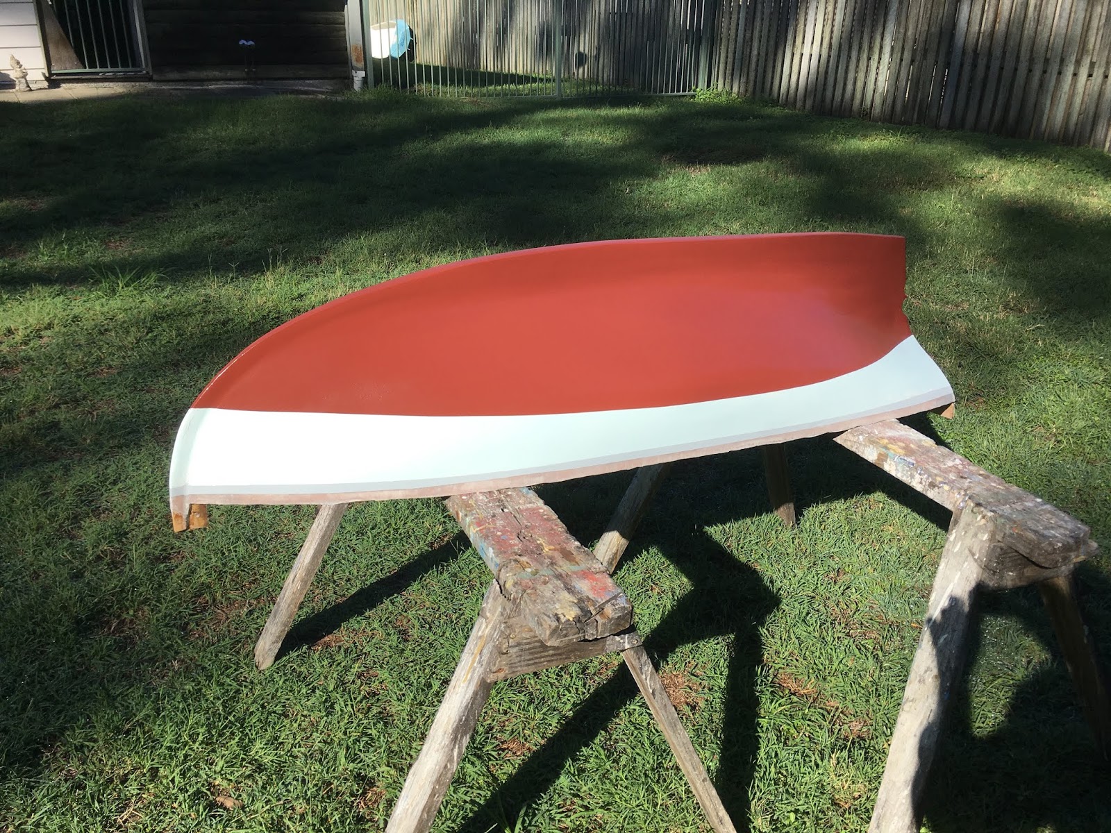 Dave's Tally Ho Model Lead Keel and Painting