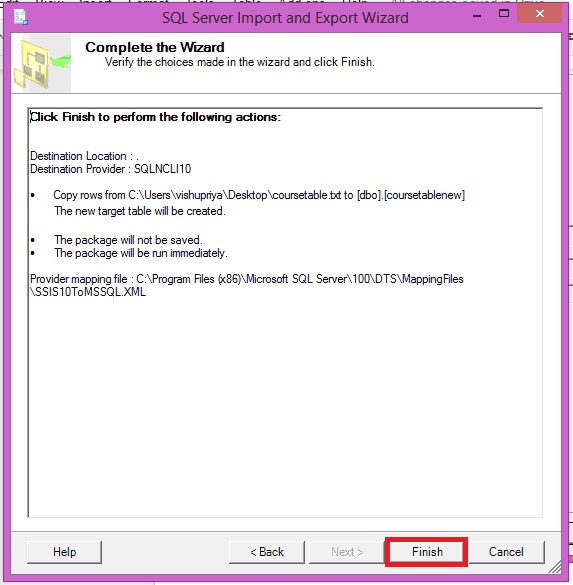 How to import data using import and export wizard in SQL Server ~ SQL ...
