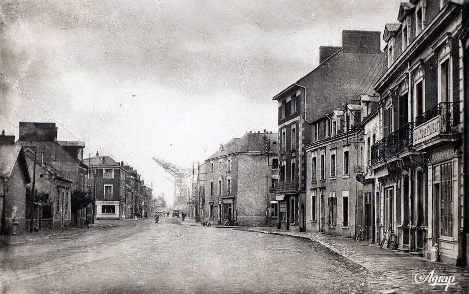 SAINTNAZAIRE la ville d'antan ST.NAZAIRE la rue de Trignac a Penhoet