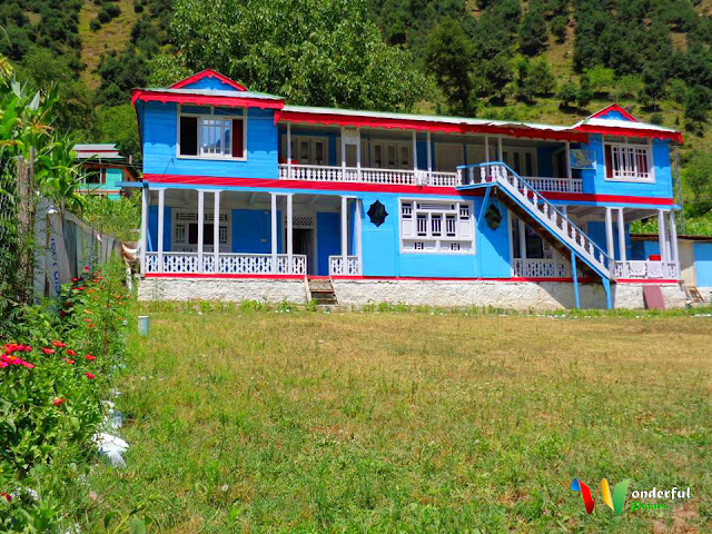 Guest House in Keran Neelam Valley - 12 Most Vibrant and Colorful Buildings in Pakistan | Wonderful Points