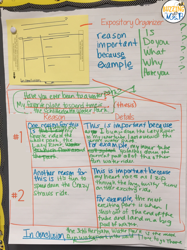 Buzzing with Ms. B Scaffolding expository writing for struggling writers