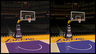 NBA 2K14 Lakers Stadium Backboard Mod