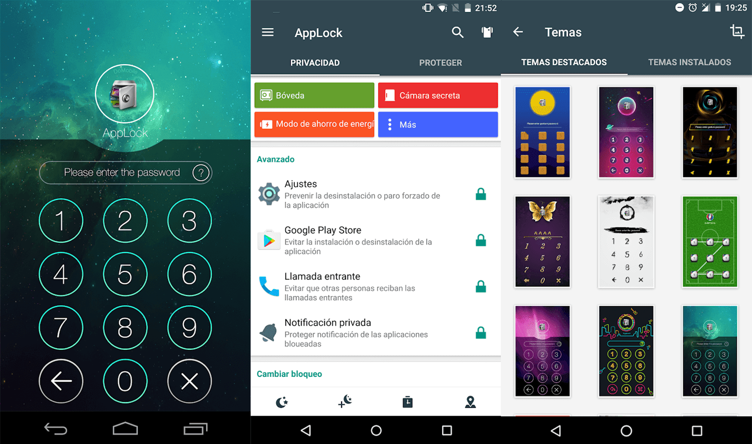 AppLock screenshots
