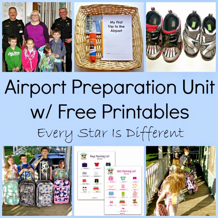 Airport Activities with Free Printables