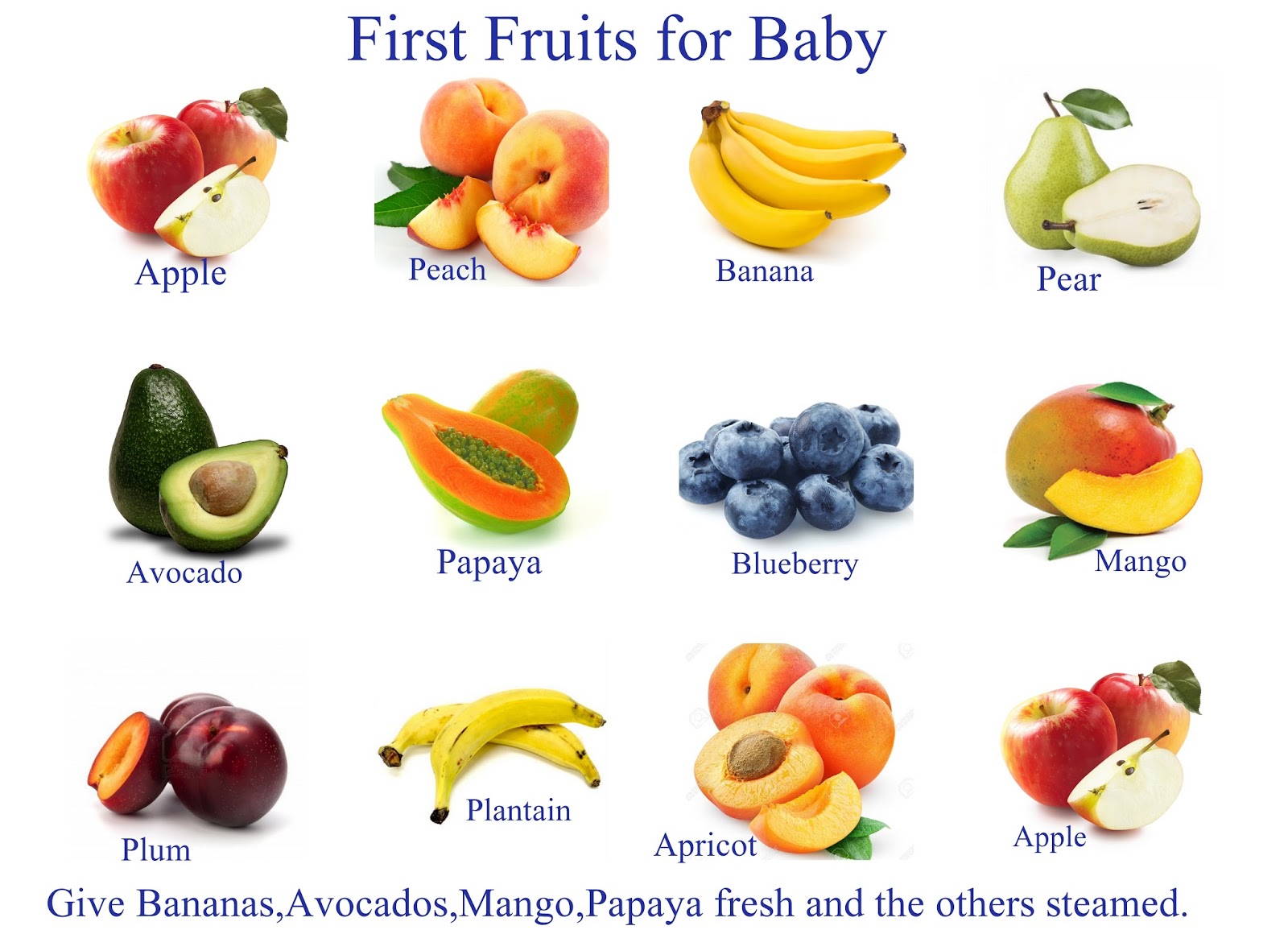 Good First Baby Foods Homemade Good First Baby Foods Homemade
