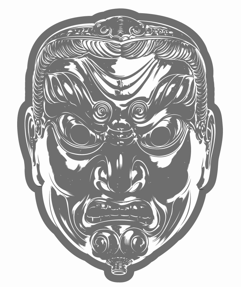 Jeff Spokes: Illustration : Vector Japanese Mask