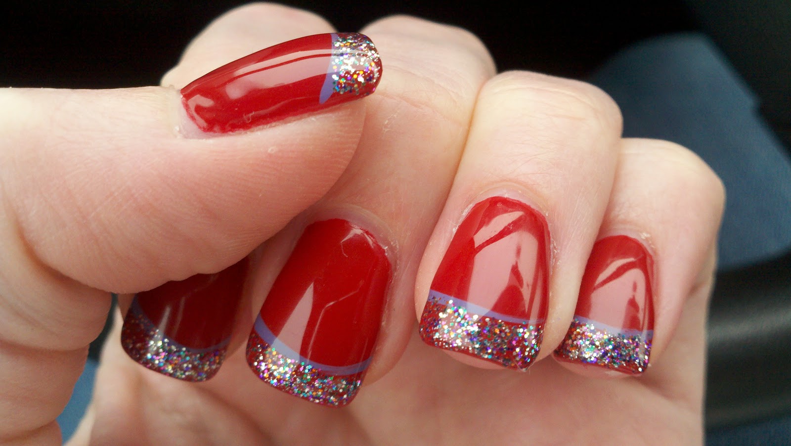 Red and Silver Nail Designs - wide 5