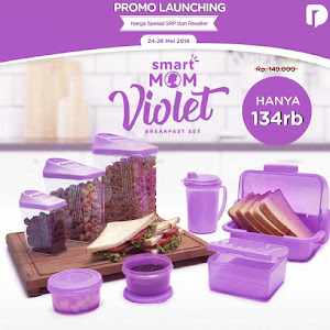 Smart Mom Violet Breakfast Set