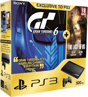 Sony Playstation 3: includes Gran Turismo 6 and The Last of Us Games Consoles